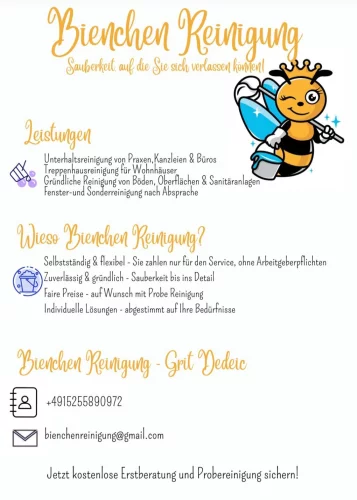 Bienchen Reinigung – Putzhilfe in Hamburg